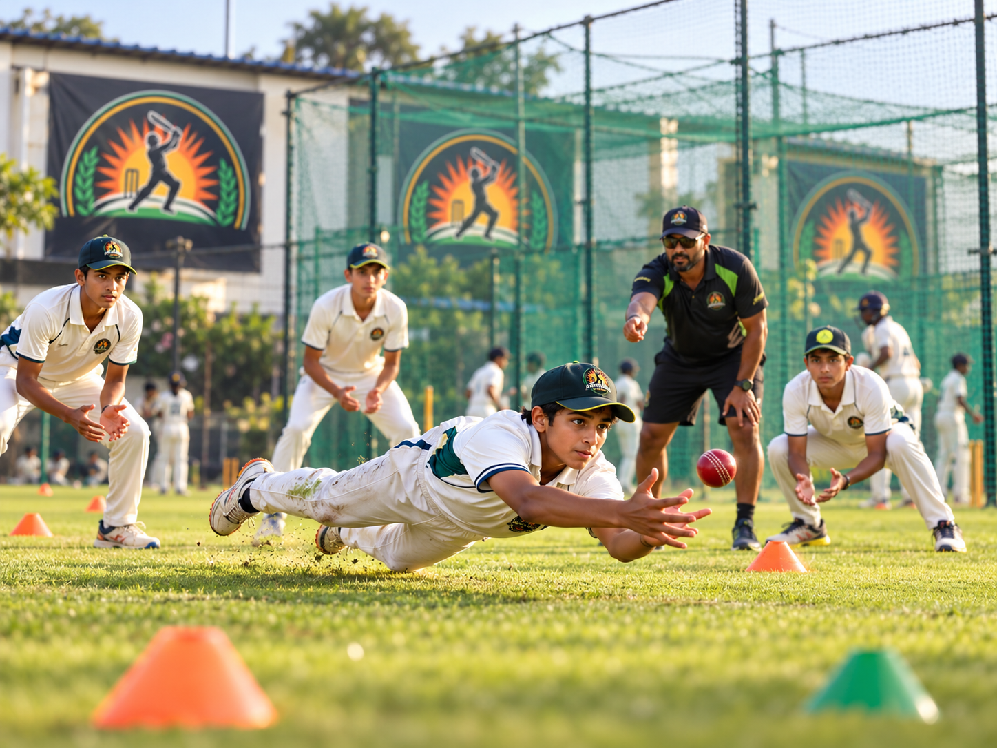 Coach-led training session